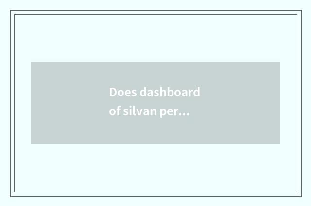 Does dashboard of silvan person car install measure?
