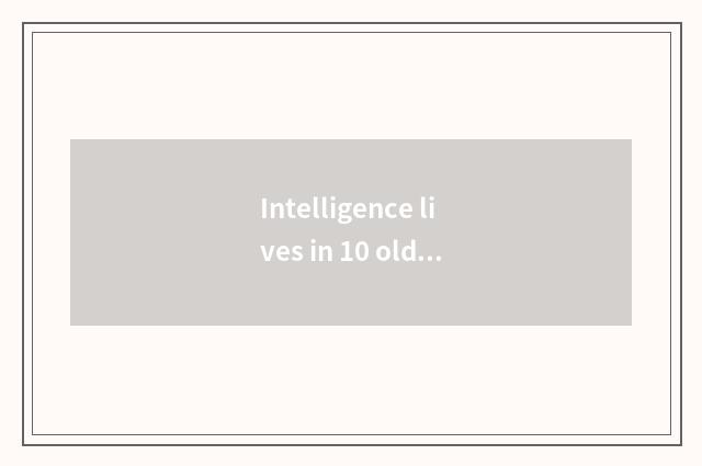 Intelligence lives in 10 old brands to rank