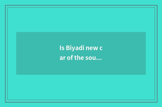 Is Biyadi new car of the sources of energy yuan Pro price?