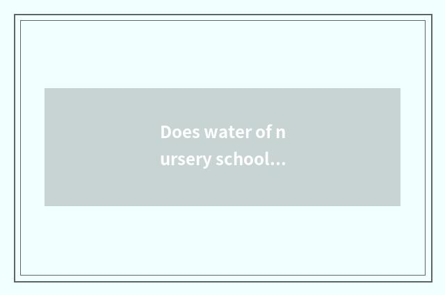 Does water of nursery school yam earth up method and measure small stick person?