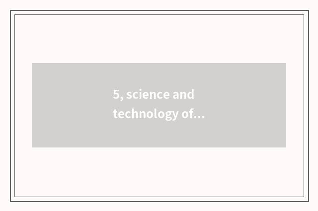 5, science and technology of Changshu country luck how?