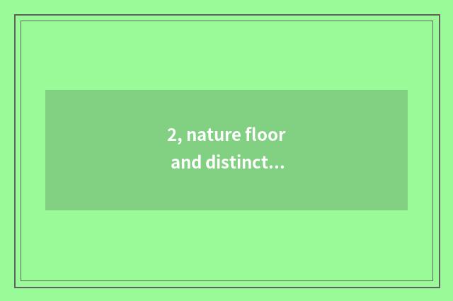 2, nature floor and distinction of entrance nature floor?
