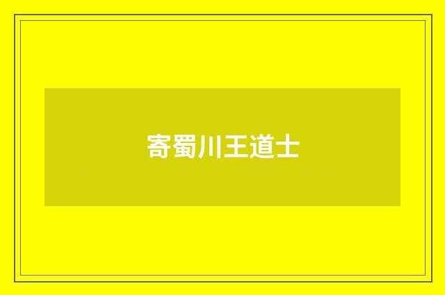 寄蜀川王道士