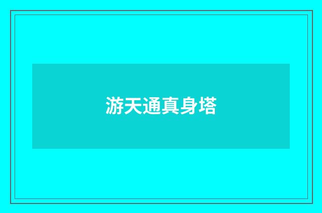 游天通真身塔
