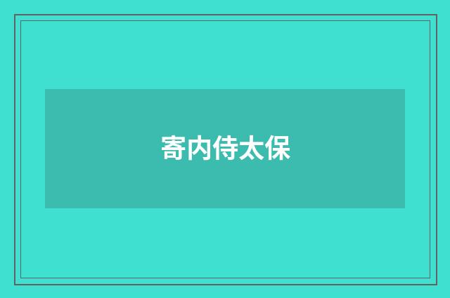 寄内侍太保