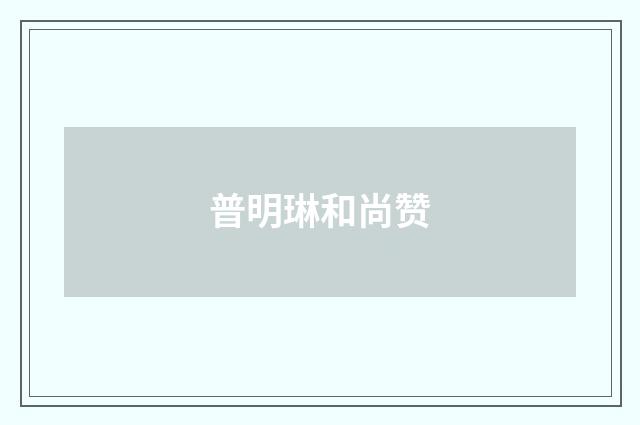 普明琳和尚赞