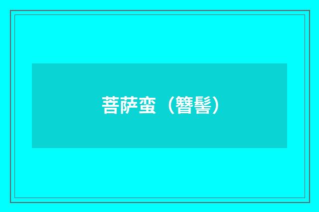 菩萨蛮（簪髻）