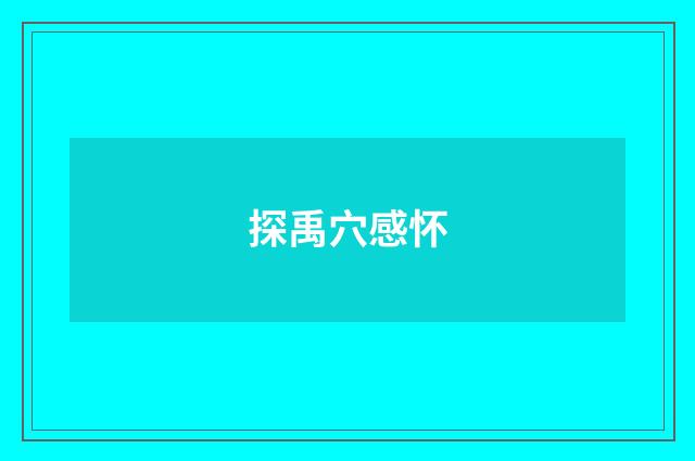 探禹穴感怀