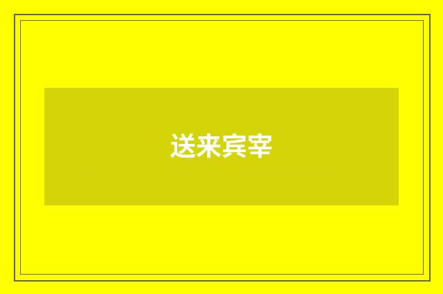 送来宾宰