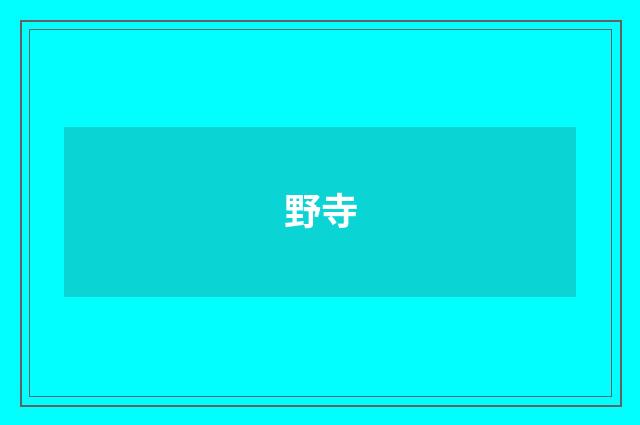 野寺