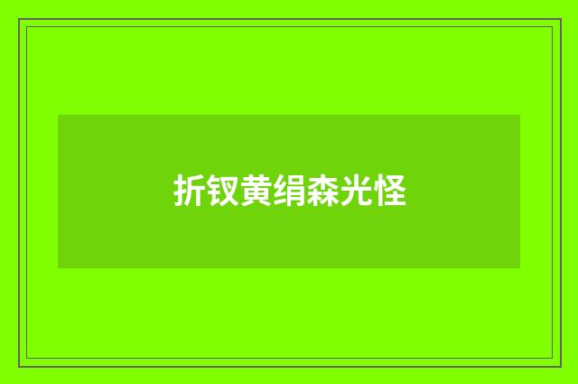 折钗黄绢森光怪