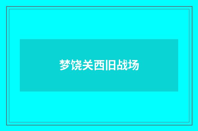 梦饶关西旧战场
