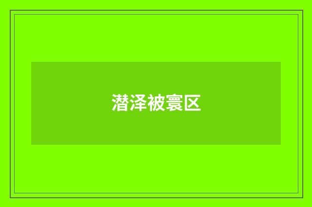 潜泽被寰区