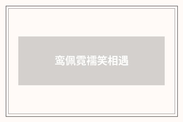 鸾佩霓襦笑相遇