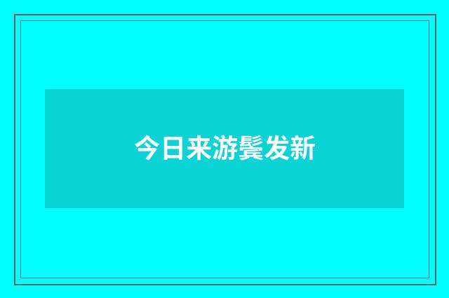 今日来游鬓发新