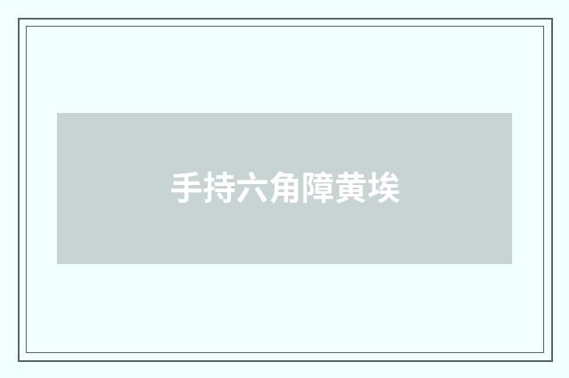 手持六角障黄埃