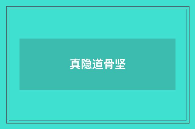 真隐道骨坚