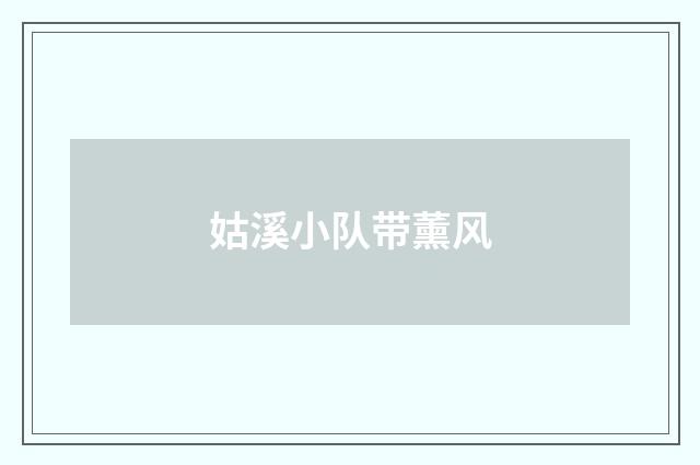 姑溪小队带薰风