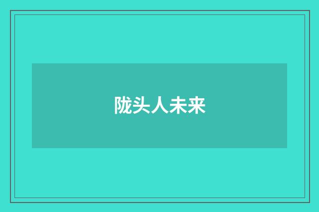 陇头人未来