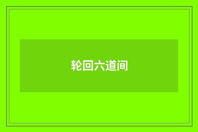 轮回六道间