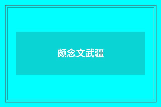 颇念文武疆