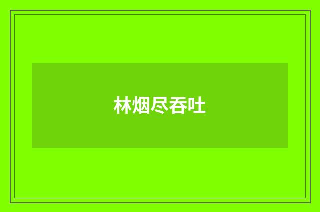 林烟尽吞吐