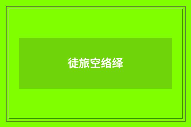徒旅空络绎
