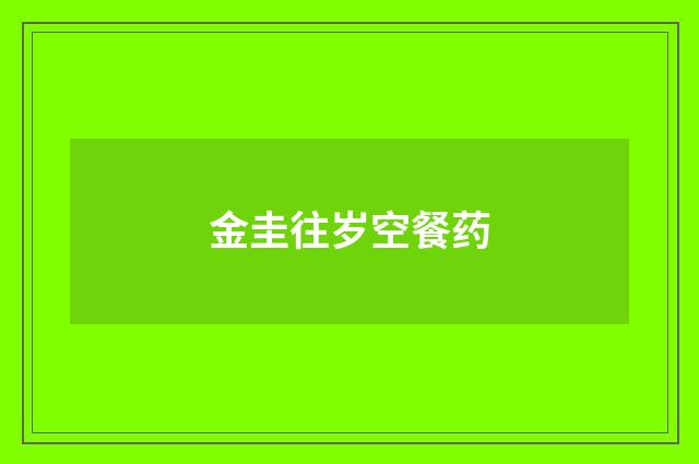 金圭往岁空餐药