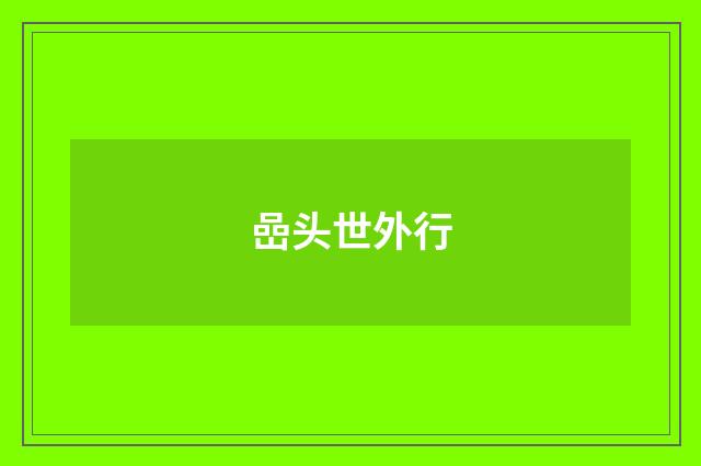 嵒头世外行