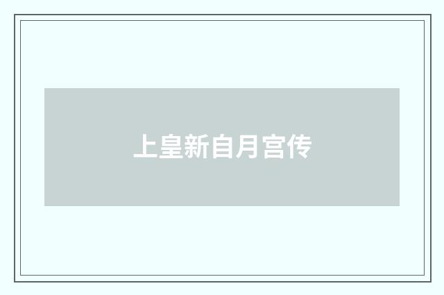 上皇新自月宫传