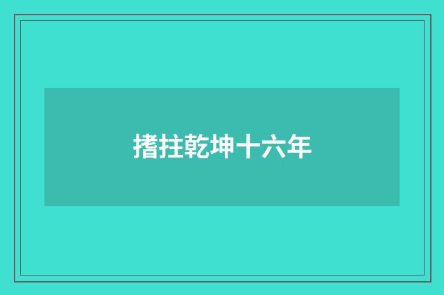 搘拄乾坤十六年