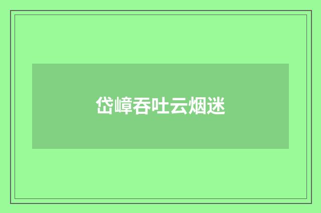 岱嶂吞吐云烟迷