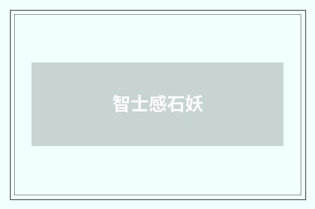 智士感石妖