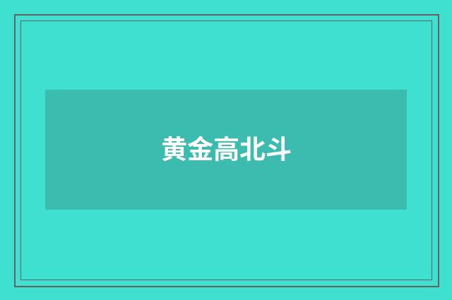 黄金高北斗