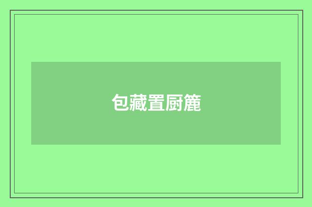 包藏置厨簏