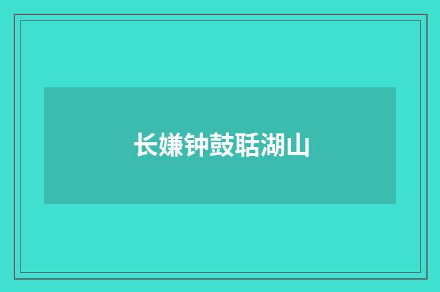 长嫌钟鼓聒湖山