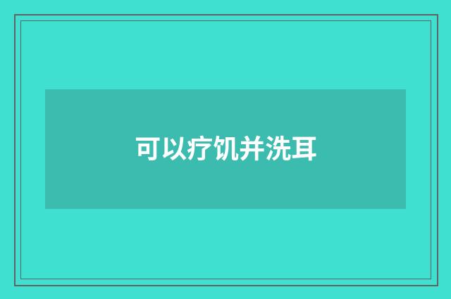 可以疗饥并洗耳