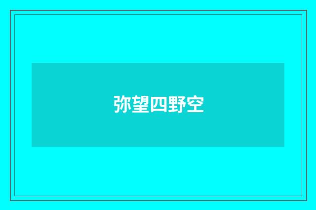 弥望四野空