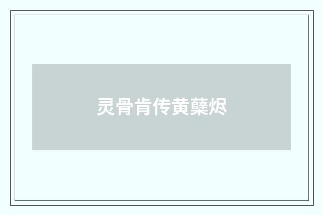 灵骨肯传黄蘖烬