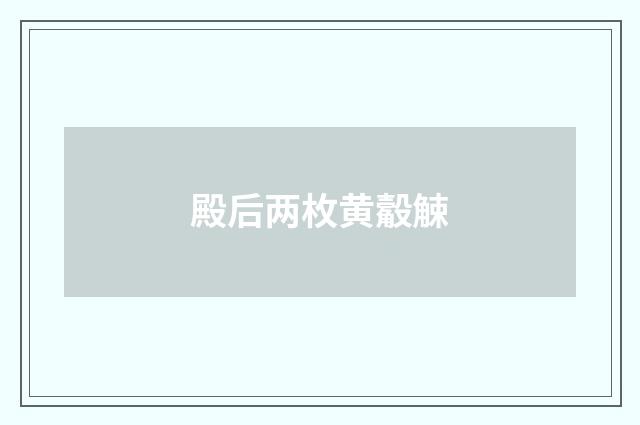 殿后两枚黄觳觫