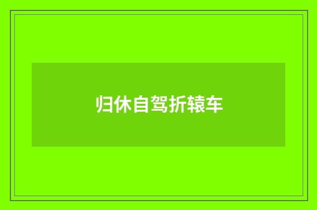 归休自驾折辕车