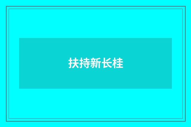扶持新长桂