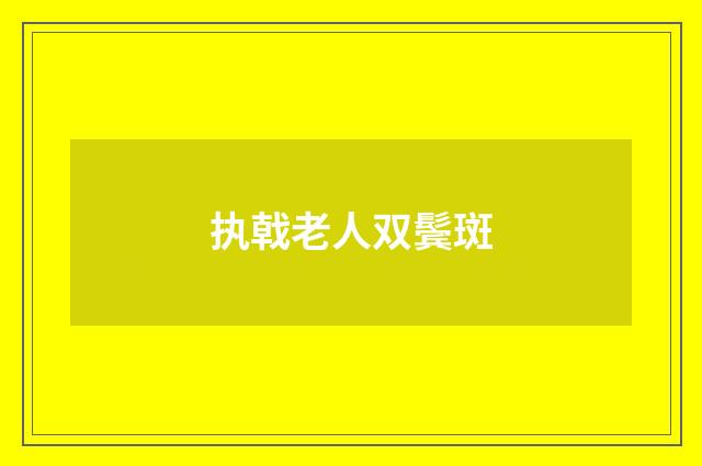 执戟老人双鬓斑