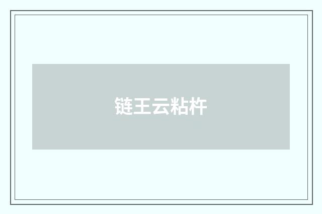 链王云粘杵