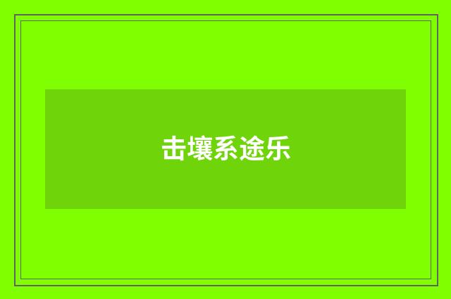 击壤系途乐