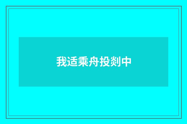 我适乘舟投剡中