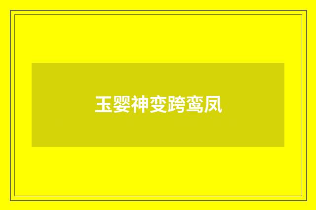 玉婴神变跨鸾凤