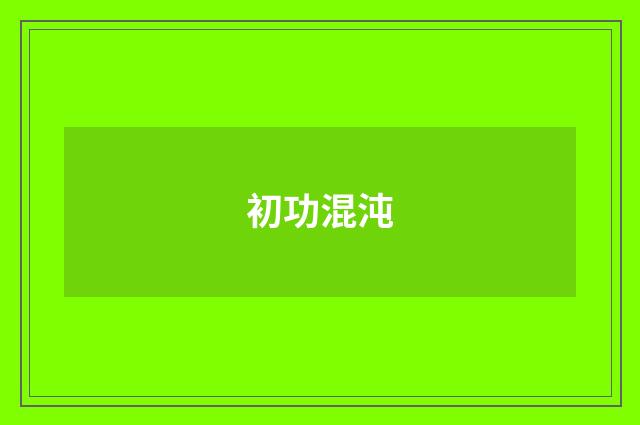 初功混沌
