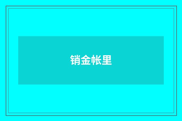 销金帐里
