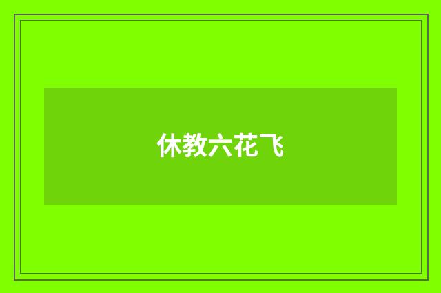 休教六花飞
